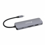 Verbatim 32151 8 Port USB-C Pro Multiport Hub, Dual HDMI, Card Reader, CMH-08 - Image 4