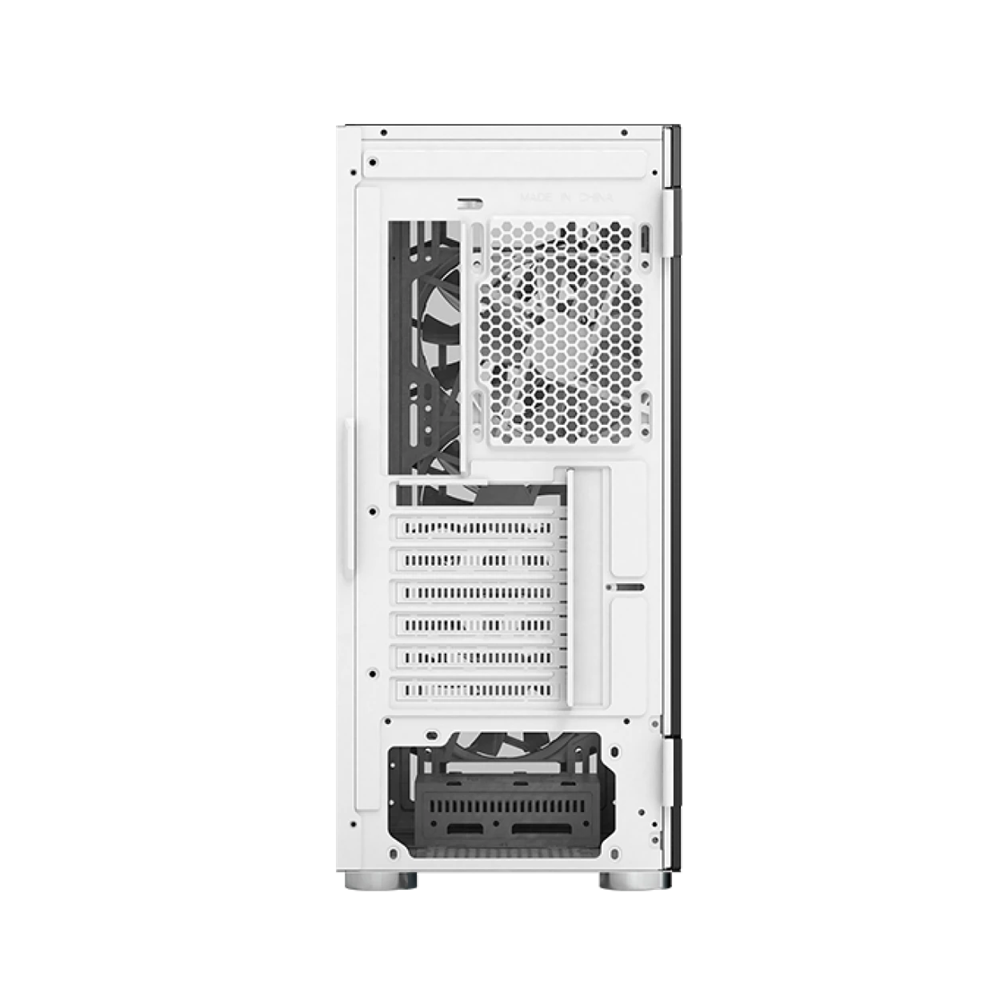 Montech X3 GLASS White Mid Tower Gaming PC Case - 6-Fans - Image 7