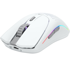 Glorious MODEL O2 Wireless Tri-mode Gaming Mouse - Matte White - Image 4