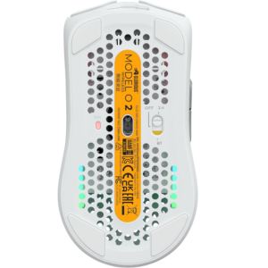 Glorious MODEL O2 Wireless Tri-mode Gaming Mouse - Matte White - Image 6