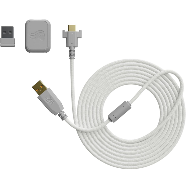 Glorious MODEL O2 Wireless Tri-mode Gaming Mouse - Matte White - Image 7