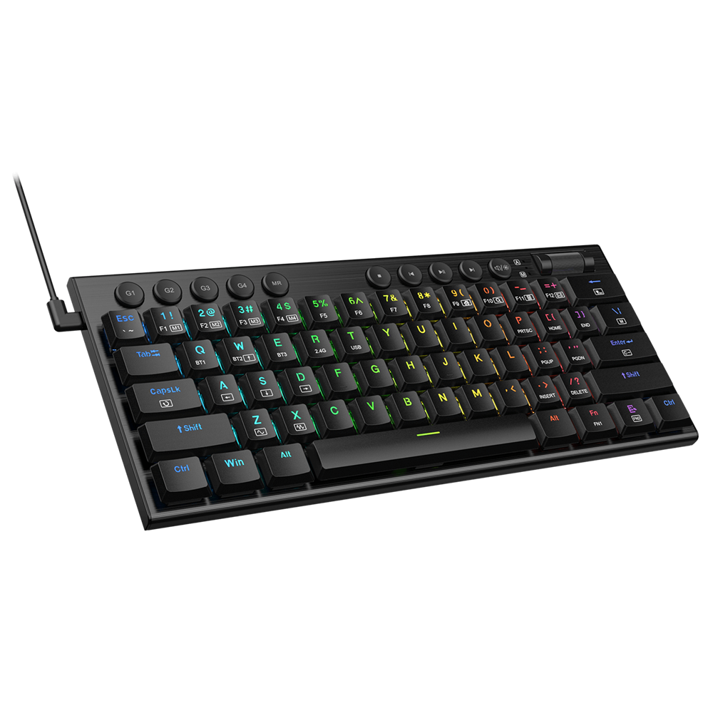 Redragon HORUS Mini 60% Wired RGB Mechanical Gaming Keyboard, Red Switch