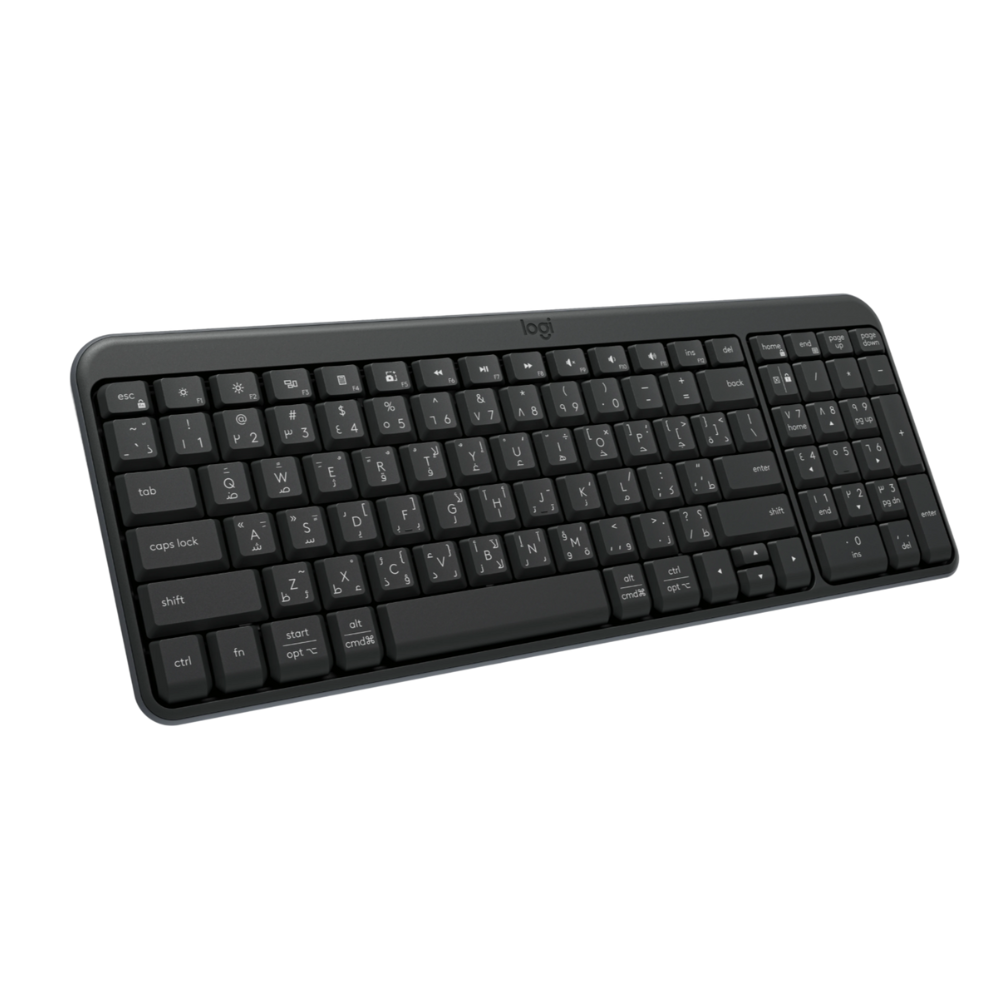 Logitech K250 Compact Bluetooth Wireless Keyboard - Arabic/English - Image 2