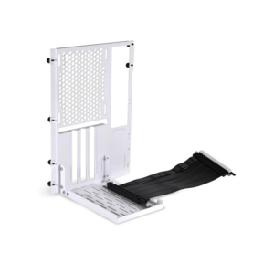 LIAN LI O11D Mini PCIe 4.0 Riser Cable Vertical GPU Bracket Kit - White