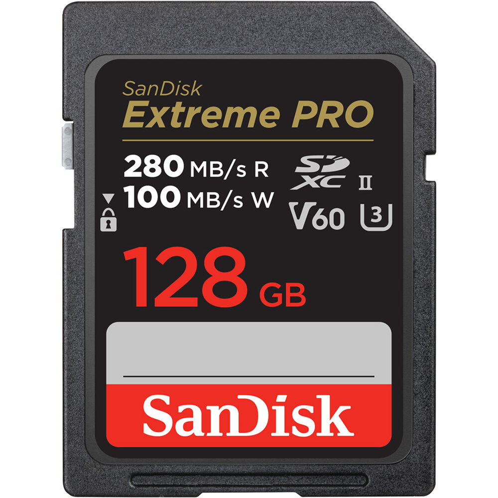 anDisk 128GB Extreme PRO UHS-II SDXC Memory Card
