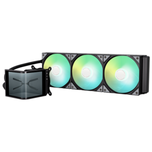TRYX Panorama SE 360 ARGB Black All In One liquid CPU Cooler Rotatable Display - 360mm - Image 2