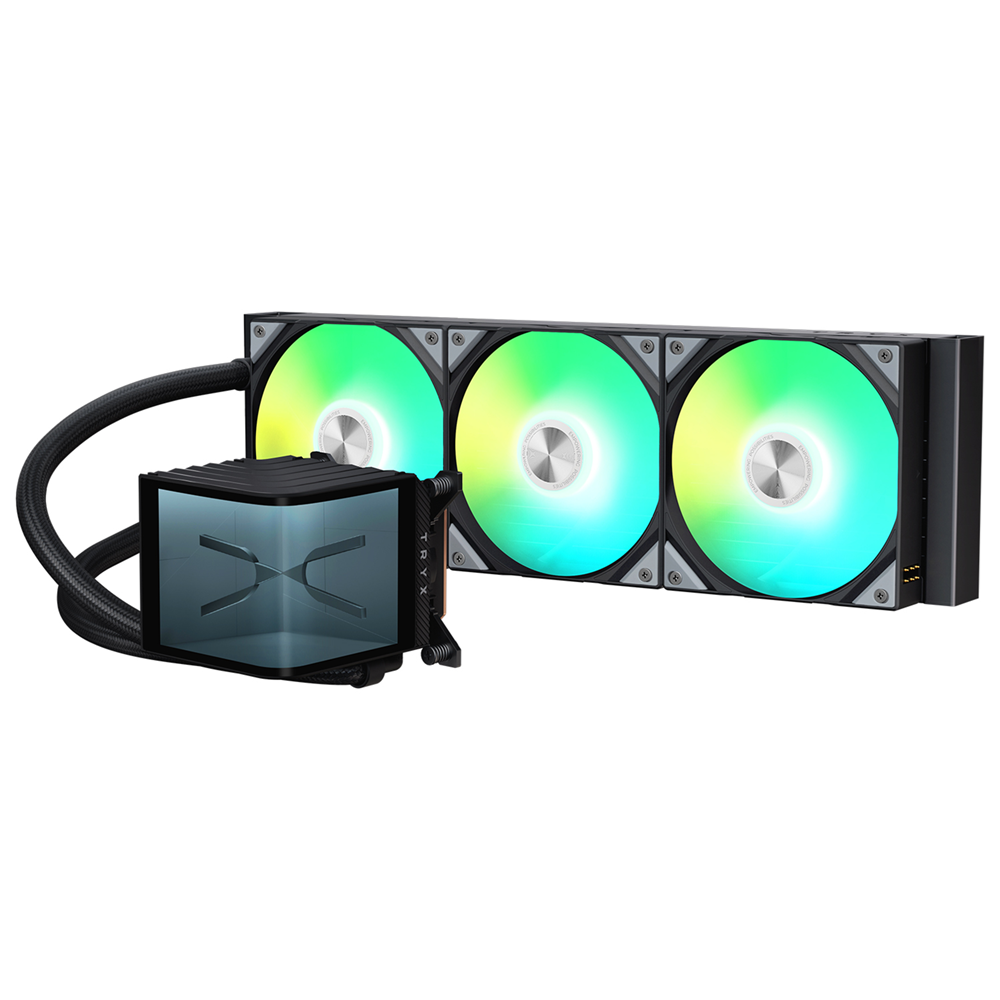 TRYX PANORAMA 360 ARGB Black All In One CPU Cooler - 360mm