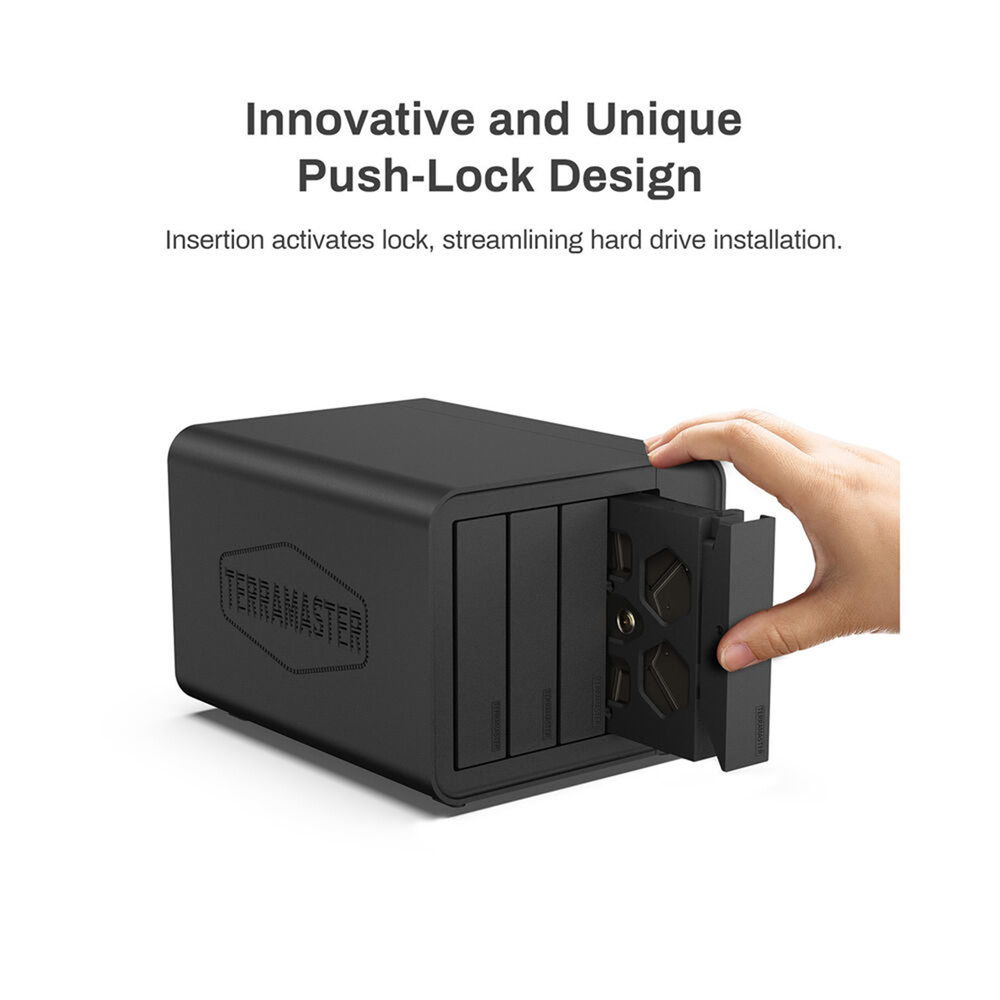 TerraMaster D8 Hybrid 8-Bay USB-C 3.2 Gen2 M.2 NVME with 3.5"/2.5" SATA HDD SSD Disk Enclosure Case - Image 4