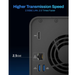 TerraMaster F2425 2-Bay NAS Enclosure Case with RAID 4GB RAM , 2.5Gbps, HDMI Ports - Image 3