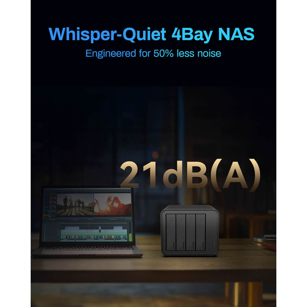 TerraMaster F4424 Max Intel i5-1235U 4-Bay High Performance Hybrid NAS Enclosure Case with RAID, 8GB RAM DDR5, 10Gbps, HDMI Ports - Image 5