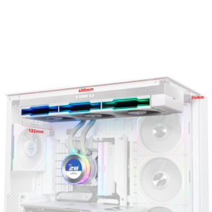Lian Li HydroShift II LCD-C 360TL AIO Cooler (White) - Image 3
