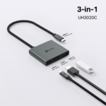 TP-Link UH3020C USB-C 3 in 1 Hub HDMI 4K @60Hz - Image 2
