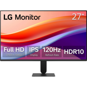 lg 27 Inch FHD IPS 120Hz HDR10 Monitor with Slim Stand