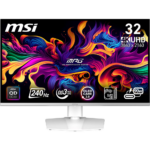 MSI MPG 321URXW QD-OLED 32" 4K 240 Hz Gaming Monitor (White)