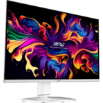 MSI 32" MPG 321URXW QD-OLED 4K 240Hz 0.03ms HDR400 HDMI 2.1 USB-C 90W Rotatable Gaming Monitor (White) - Image 2