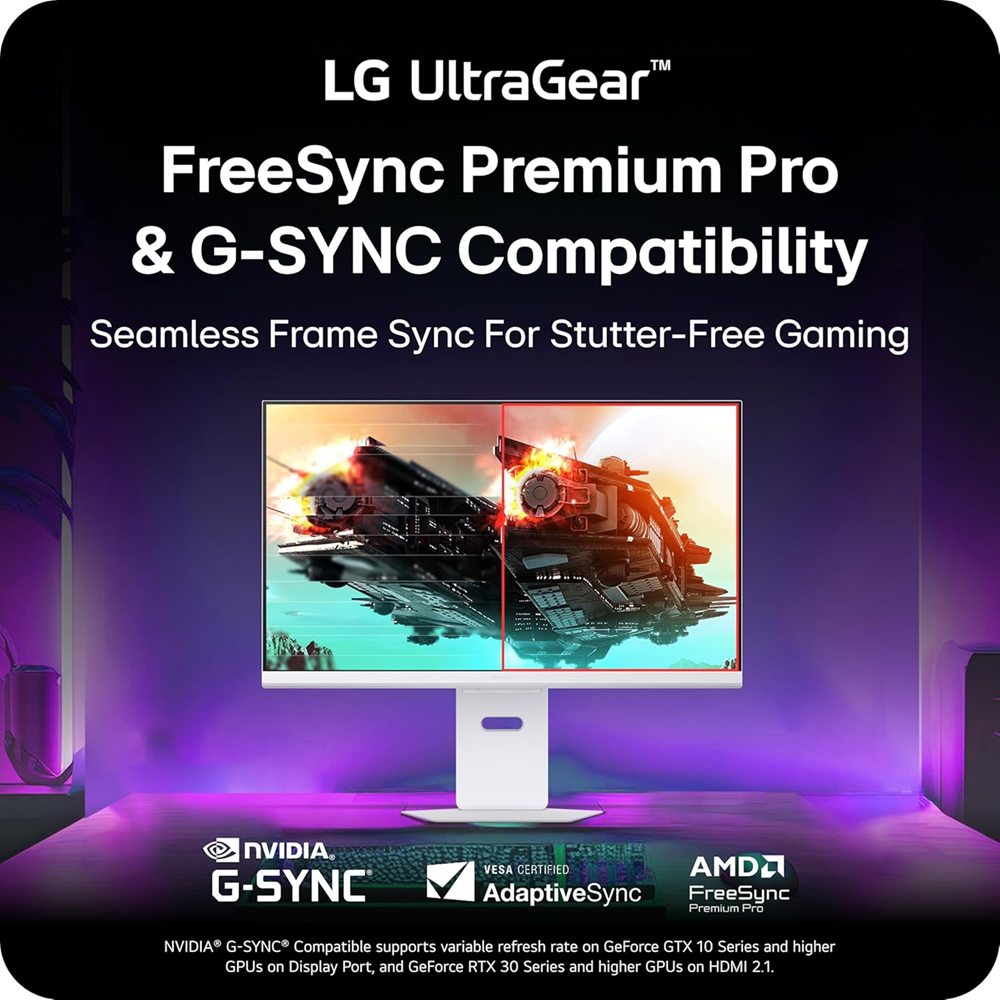LG 32" G810S UltraGear 4K 144Hz 1ms IPS USB-C 65W webOS Speaker HDMI 2.1 AI Smart Gaming Monitor - Image 3