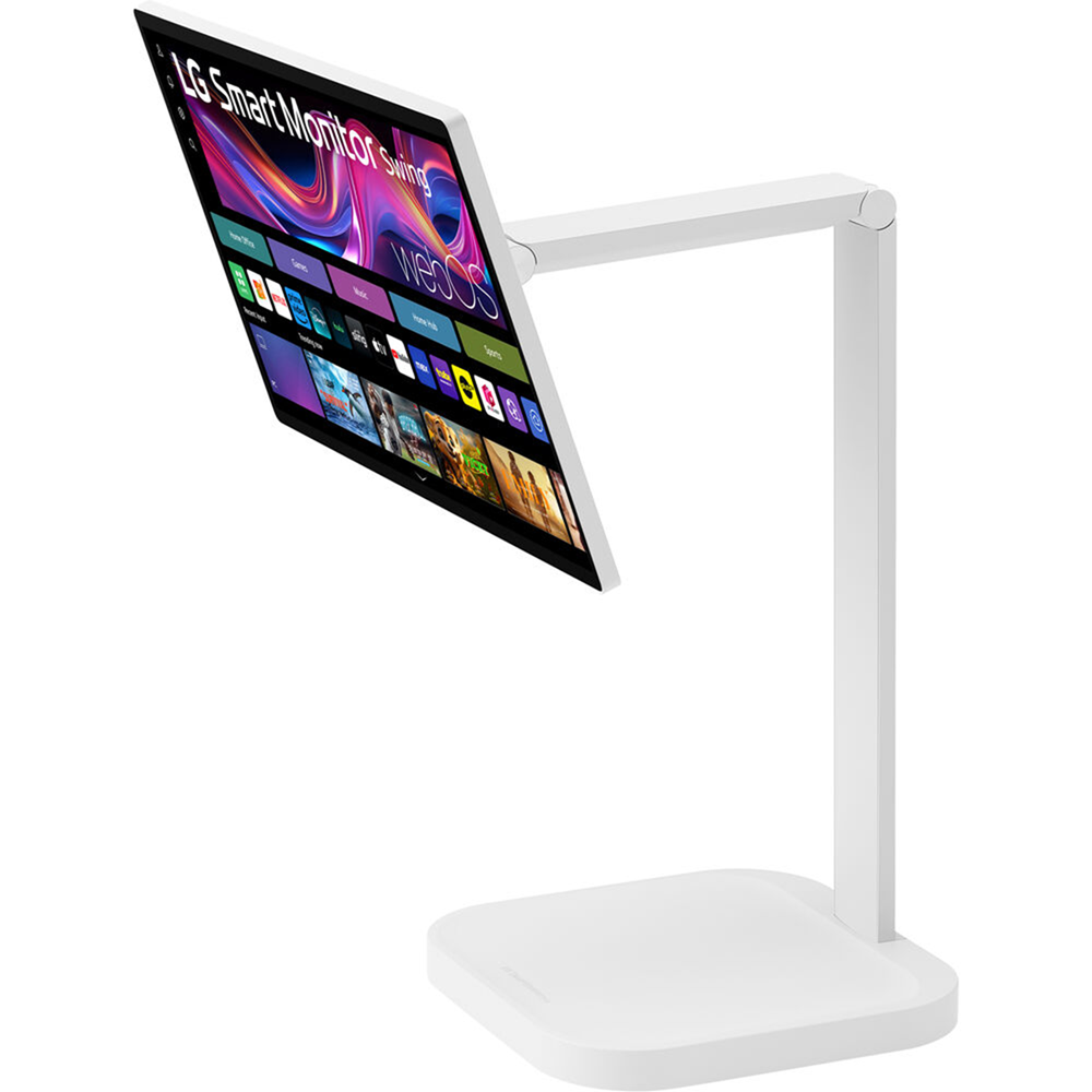 LG 32" U889S 4K UHD IPS Touchscreen Smart Monitor Swing with Rolling Stand USB-C 65W webOS Speaker HDR Glare Surface - Image 14