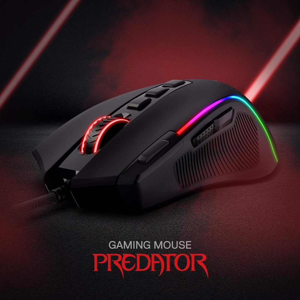 Redragon M612 Predator RGB Gaming Mouse, 8000dpi - Image 4