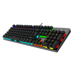 MeeTion MK007 Pro Hot Swap Mechanical Gaming RGB Keyboard, Blue Switch - Arabic/English - Image 3