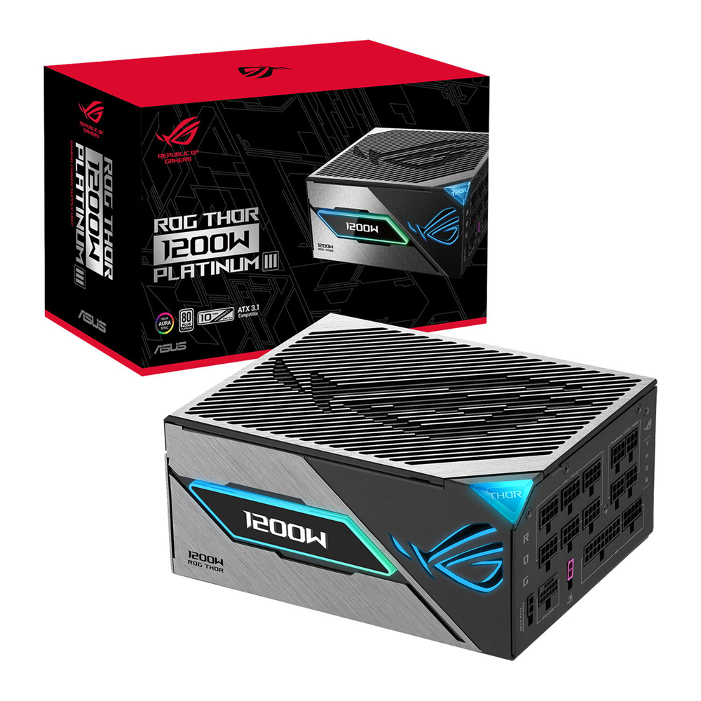 ASUS ROG Thor 1200W 80+ Platinum III Modular ATX 3.1 PSU/Power Supply