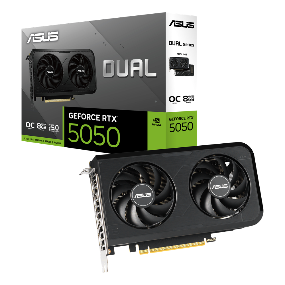 ASUS Dual GeForce RTX™ 5050 8GB GDDR6 OC Edition