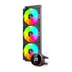 Acer AC360 ARGB all-in-one 360mm CPU Liquid Cooler with Display, Black - Image 2