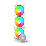 Acer AC360 ARGB all-in-one 360mm CPU Liquid Cooler with Display, White - Image 2