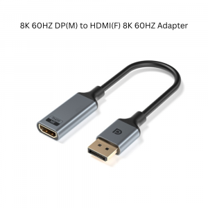 DisplayPort to HDMI Adapter 8K DP Male to HDMI 8K Female Convertor