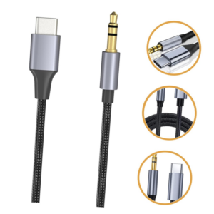 USB-C to Audio Aux 3.5mm Cable M/M - 1m - Image 2
