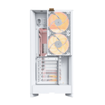 Montech HS02 Pro Mid Tower Gaming PC Case, Reversible Layout - 5 Fans, White - Image 7