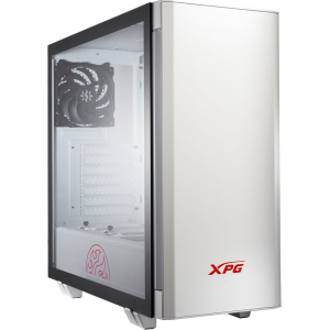 XPG Invader Mid Tower Tempered Glass PC Case, White