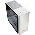 XPG Invader Mid Tower Tempered Glass PC Case, White - Image 4