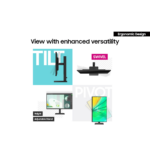 SAMSUNG 24" S6 D606 IPS 2K 100Hz 5ms Eye Care HDR Rotatable Monitor (24S6) - Image 3