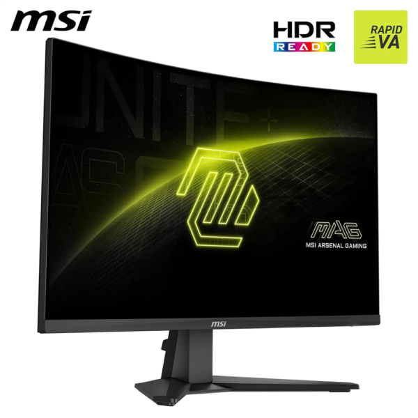 MSI 27" MAG 276CF E20 Curved FHD 200Hz 0.5ms Rapid VA HDR Dual HDMI Gaming Monitor - Image 2