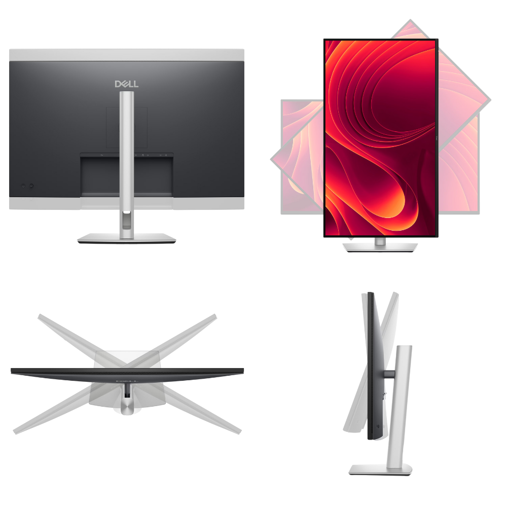 Dell Pro 32" Plus P3225QE 4K 100Hz IPS HDMI 2.1 RJ45 USB-C 90W Rotatable Adjustable Monitor - Image 2