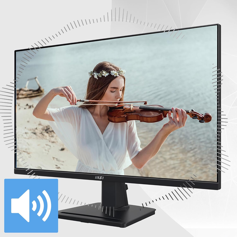 MSI 27" PRO MP275Q IPS 100Hz 1ms QHD Speaker Dual HDMI Monitor - Image 2