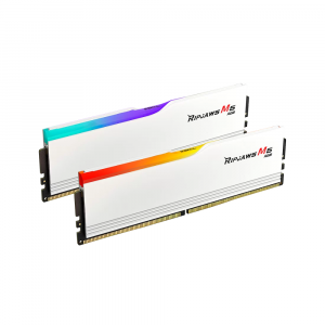 GSKILL 64GB DDR5 6000MHz RAM Ripjaws M5 RGB, (32GB x2) Kit CL30, White
