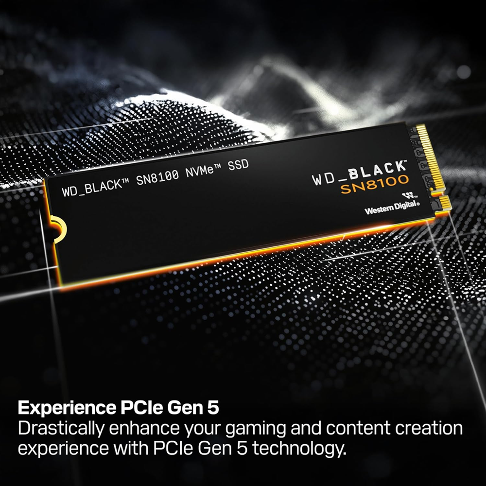 WD_BLACK 1TB SN8100 M.2 NVMe SSD PCIe Gen 5 Without Heatsink, 14900MB/s - Image 3