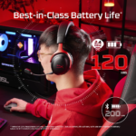 HyperX Cloud III S Wireless Gaming Headset, 53mm, Spatial Audio - Black - Image 9