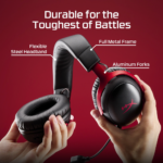 HyperX Cloud III S Wireless Gaming Headset, 53mm, Spatial Audio - Black - Image 5