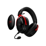 HyperX Cloud III S Wireless Gaming Headset, 53mm, Spatial Audio - Red/Black - Image 3