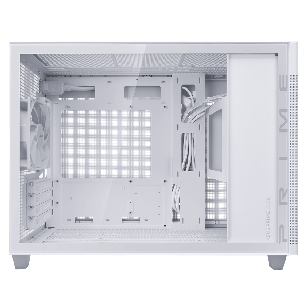 ASUS Prime AP201 Tempered Glass Micro ATX Case - White - Image 5