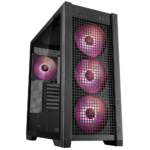 ASUS TUF Gaming GT302 ARGB Tempered Glass Mid Tower PC Case - Black, 4-Fans