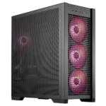 ASUS TUF Gaming GT302 ARGB Tempered Glass Mid Tower PC Case - Black, 4-Fans - Image 2