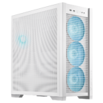 ASUS TUF Gaming GT302 ARGB Tempered Glass Mid Tower PC Case - White, 4-Fans - Image 2