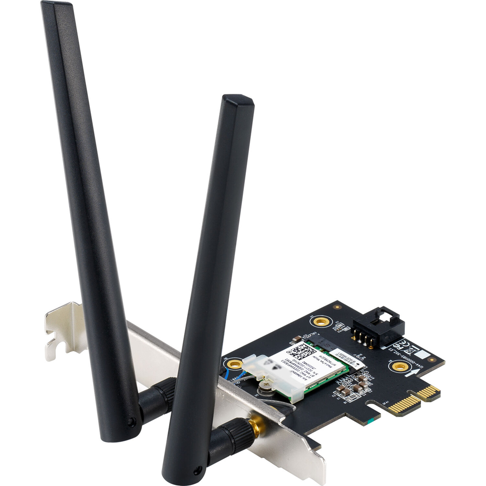 ASUS PCE-BE6500 WiFi 7 Tri-Band PCI-E Bluetooth 5.4 6GHz Adapter