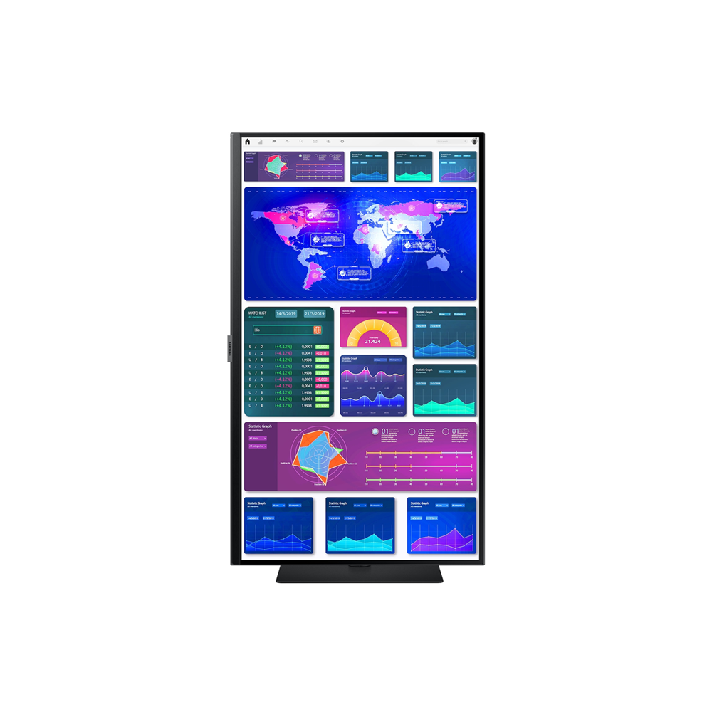 SAMSUNG 27" A600 IPS 2K 75Hz 5m HDR Rotatable Adjustable Monitor - Image 2