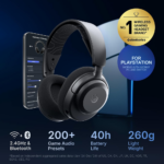 SteelSeries 61686 Arctis Nova 3P Wireless for PlayStation - Black Gaming Headset with Mobile App Control - Image 3
