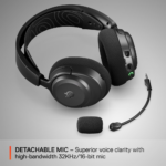SteelSeries 61686 Arctis Nova 3P Wireless for PlayStation - Black Gaming Headset with Mobile App Control - Image 2