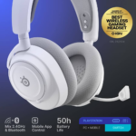 SteelSeries 61745 Arctis Nova 7P Wireless Gen 2 Gaming Headset with Mobile App Control, White - Image 2